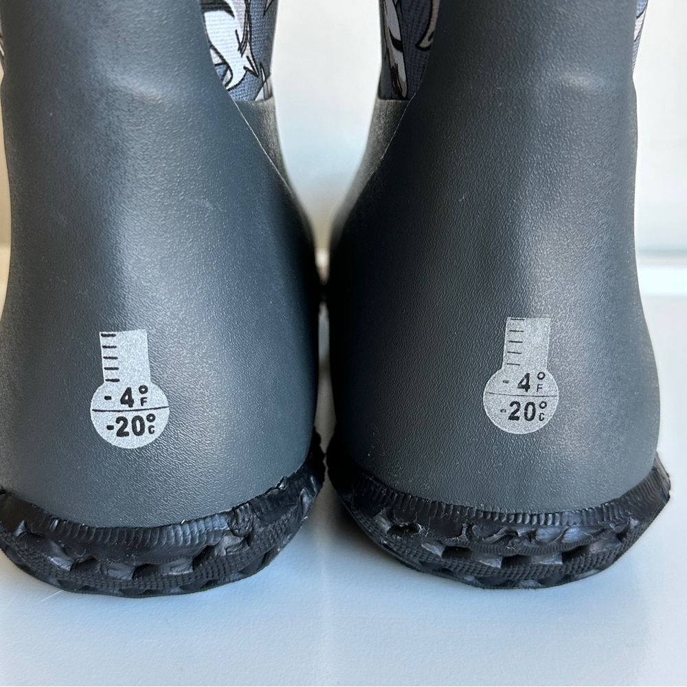Bogs Winter Snow Boots K Durham Grasp Waterproof Insulated Shark Youth Size 3 - Picture 11 of 17